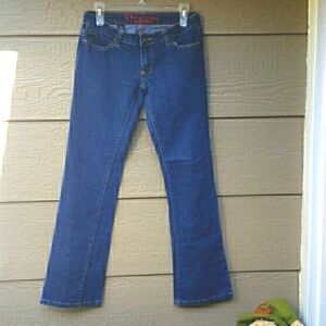 Anchor blue poppy jeans flare 5